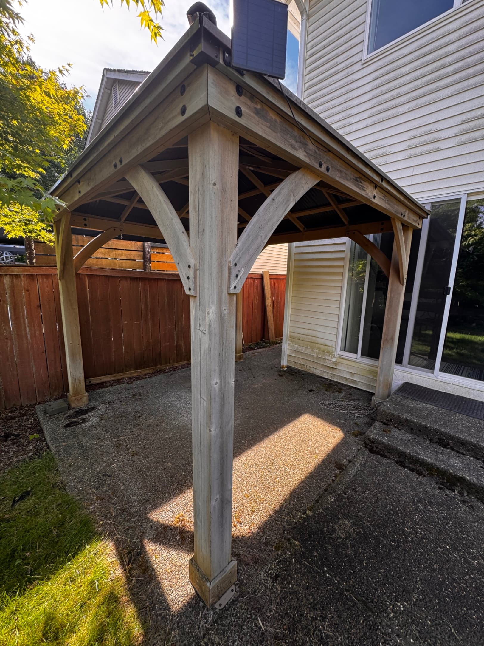 Deck & Patio Cleaning — Before - Deck & Patio Cleaning in King County WA — before