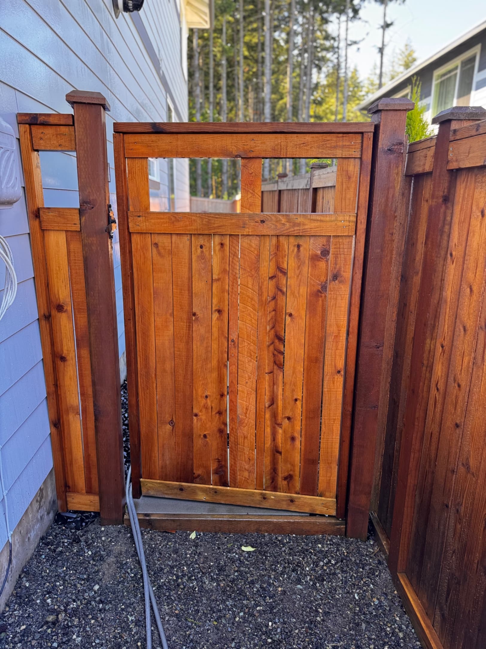 Fence Cleaning & Restoration — Before - Fence Cleaning & Restoration in King County WA — after
