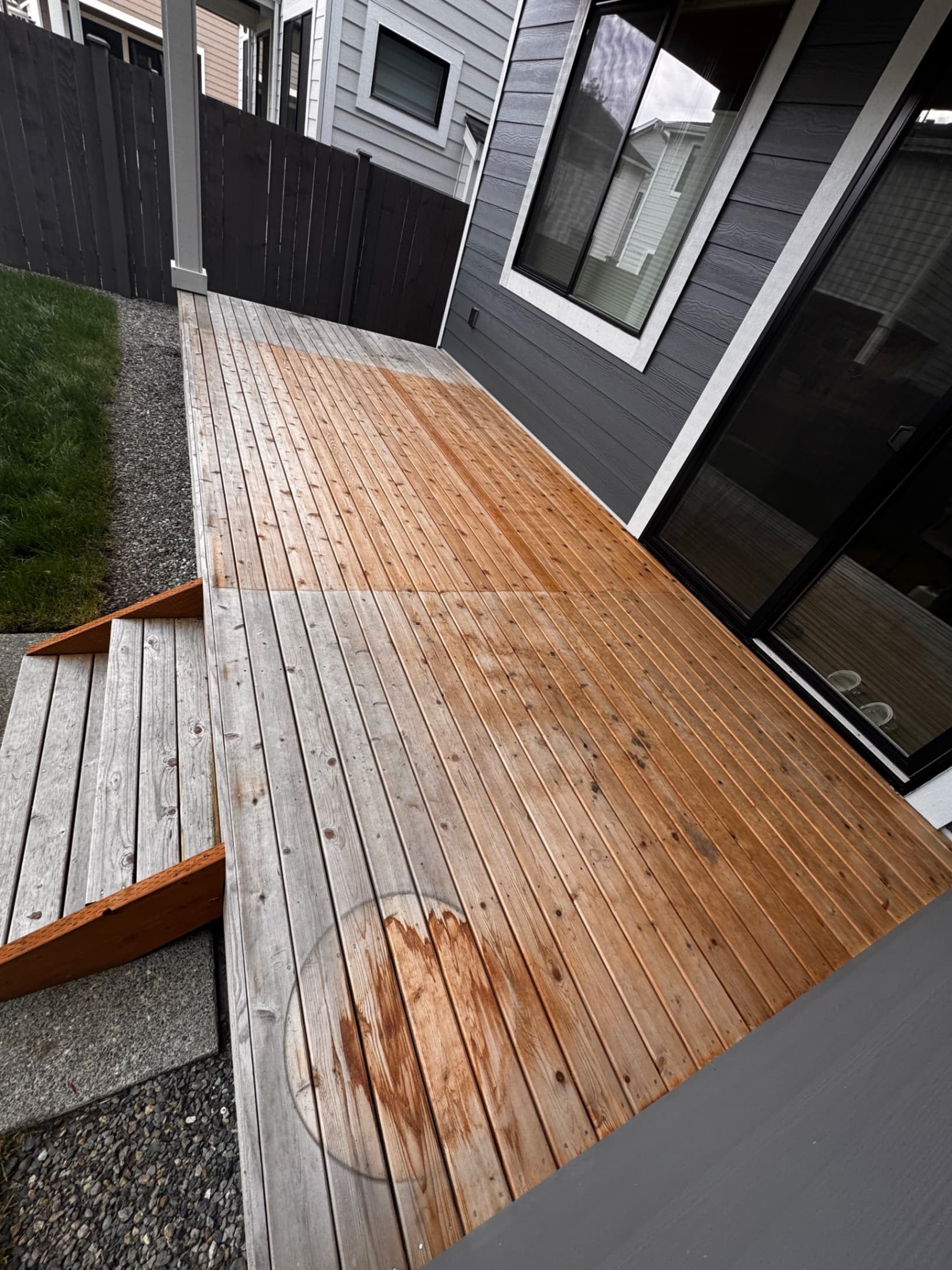 Deck & Patio Cleaning — Before - Deck & Patio Cleaning in King County WA — before