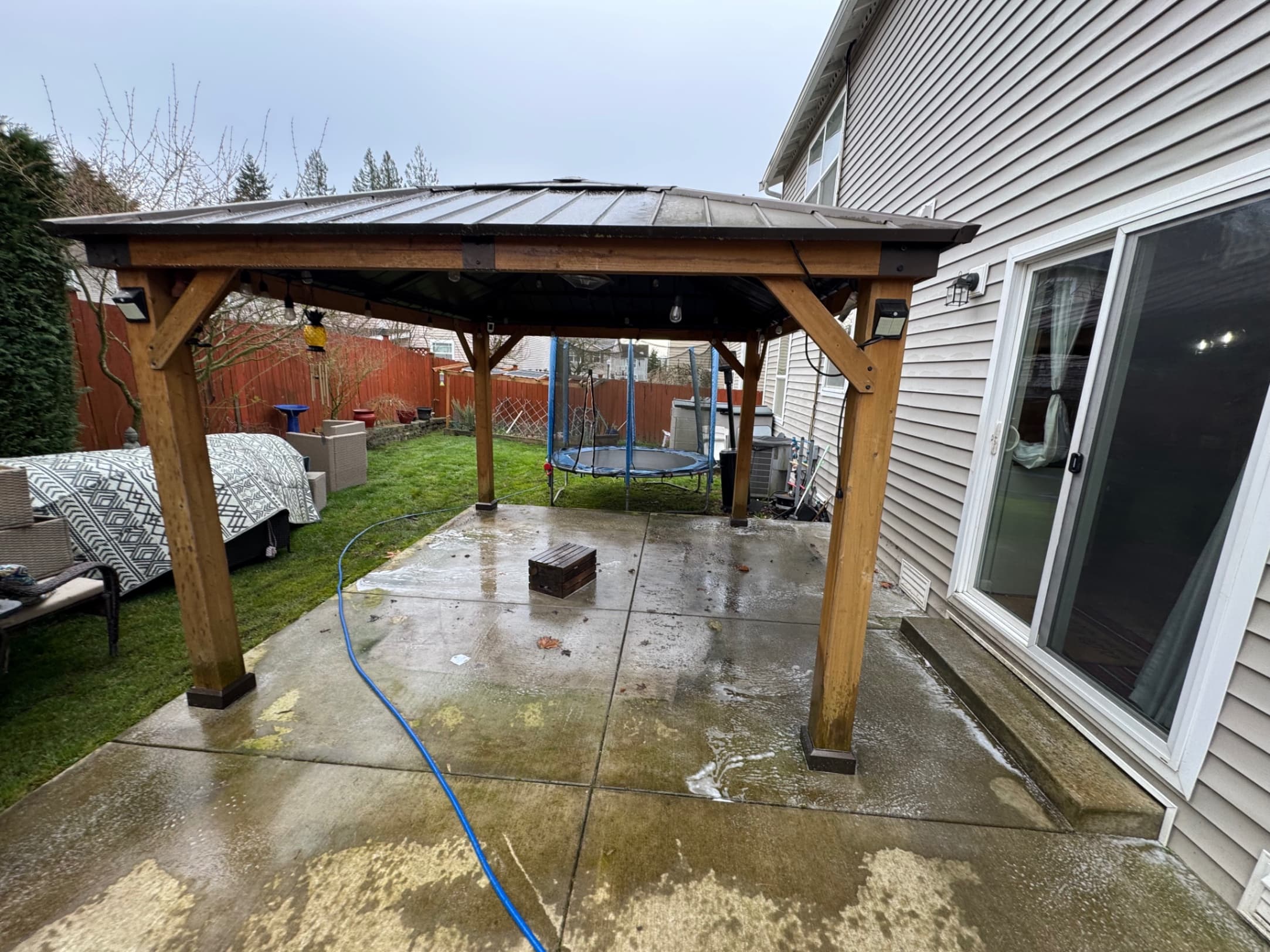 Deck & Patio Cleaning — Before - Deck & Patio Cleaning in King County WA — before