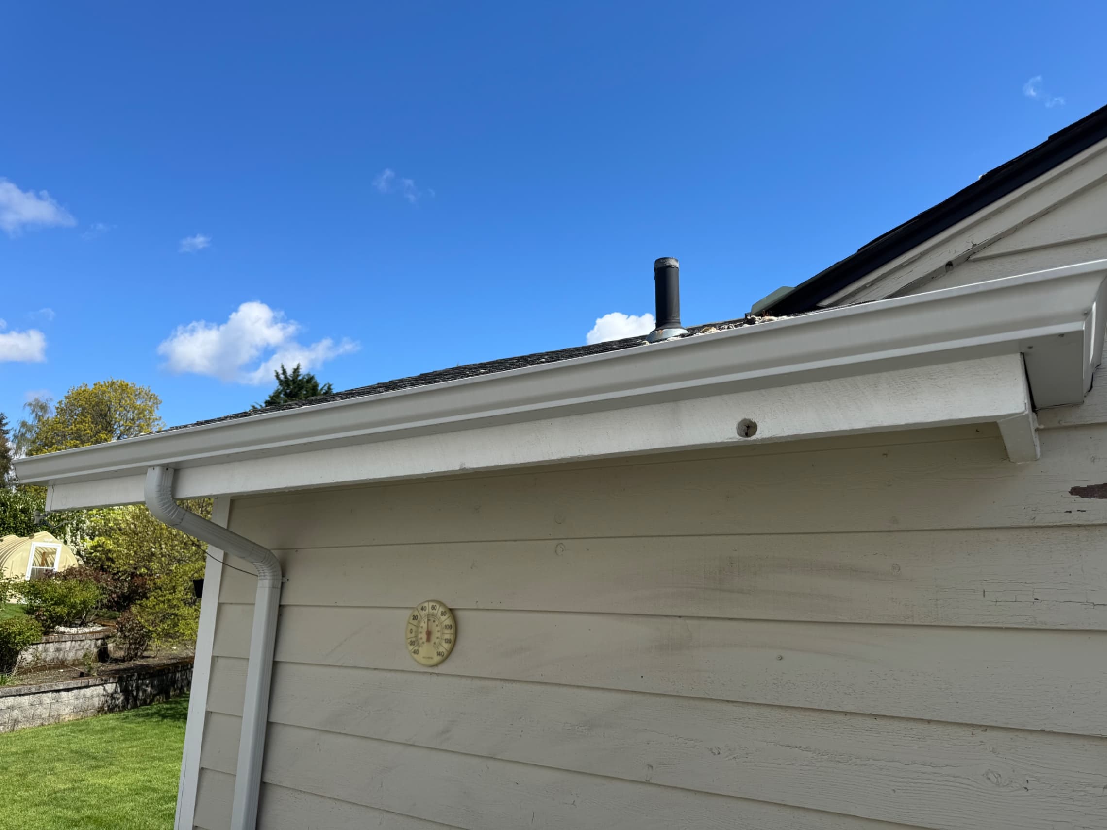 After - Gutter Cleaning & Debris Removal