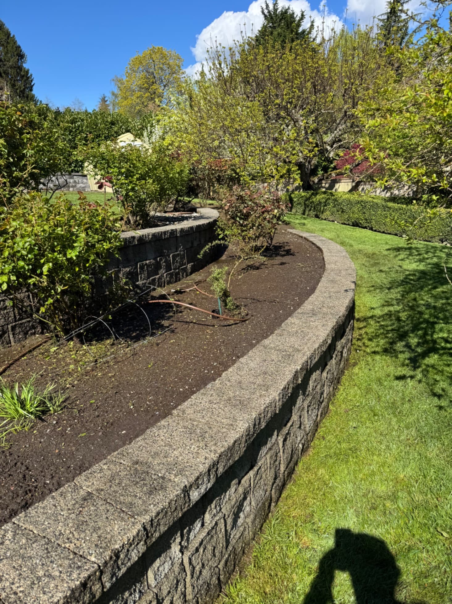 Stone Wall & Paver Cleaning — Before - Stone Wall & Paver Cleaning in King County WA — after