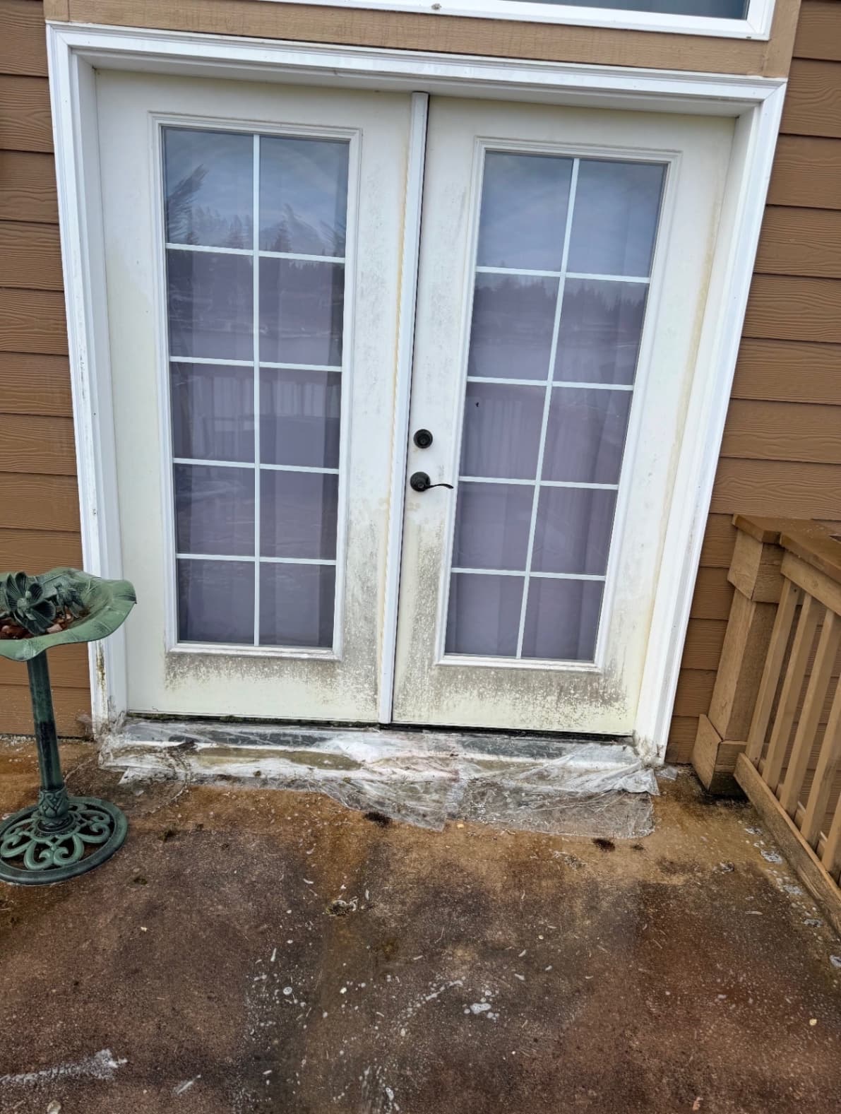 Deck & Patio Cleaning — Before - Deck & Patio Cleaning in King County WA — before